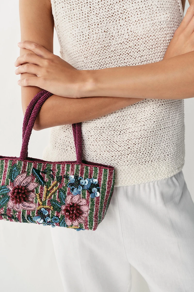 BEADED MINI BAG