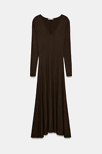 ROBE LONGUE DÉCOLLETÉ EN V