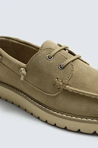 LEATHER BOAT SHOES