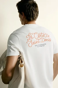 COMBINED EMBROIDERY REGULAR FIT T-SHIRT