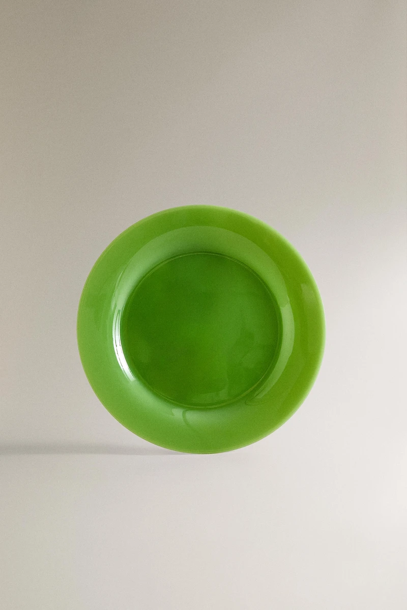 GLASS DESSERT PLATE