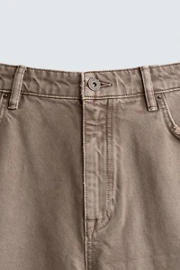 BERMUDA EN JEAN COUPE DÉCONTRACTÉE