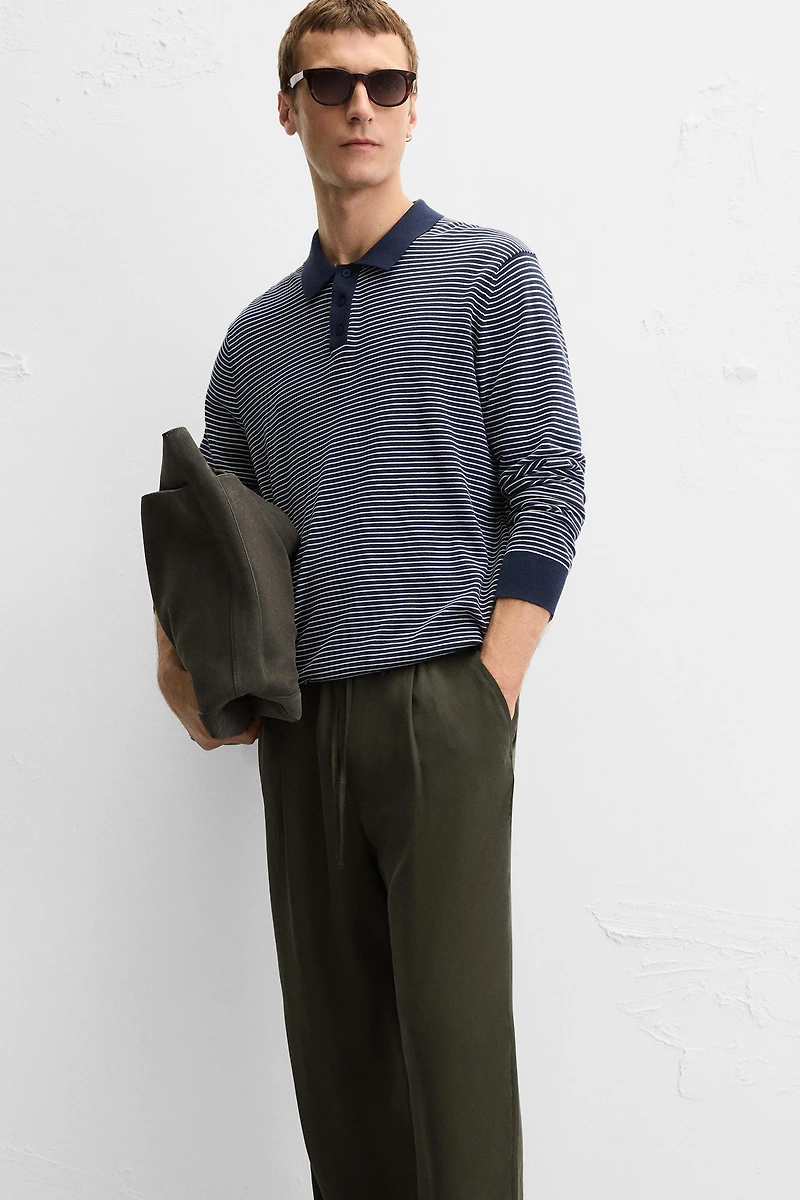 RELAXED FIT LYOCELL PANTS