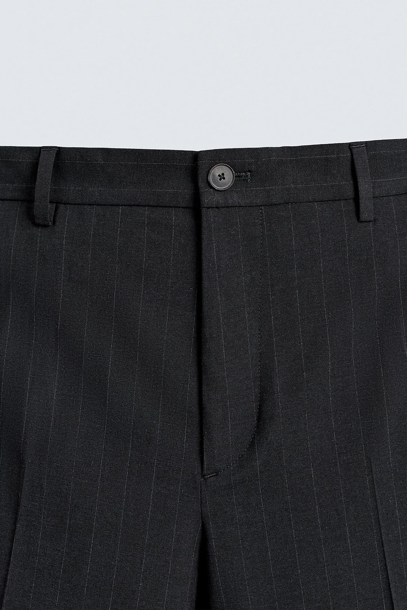 PINSTRIPE SUIT PANTS