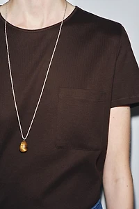 MERCERIZED COTTON T-SHIRT