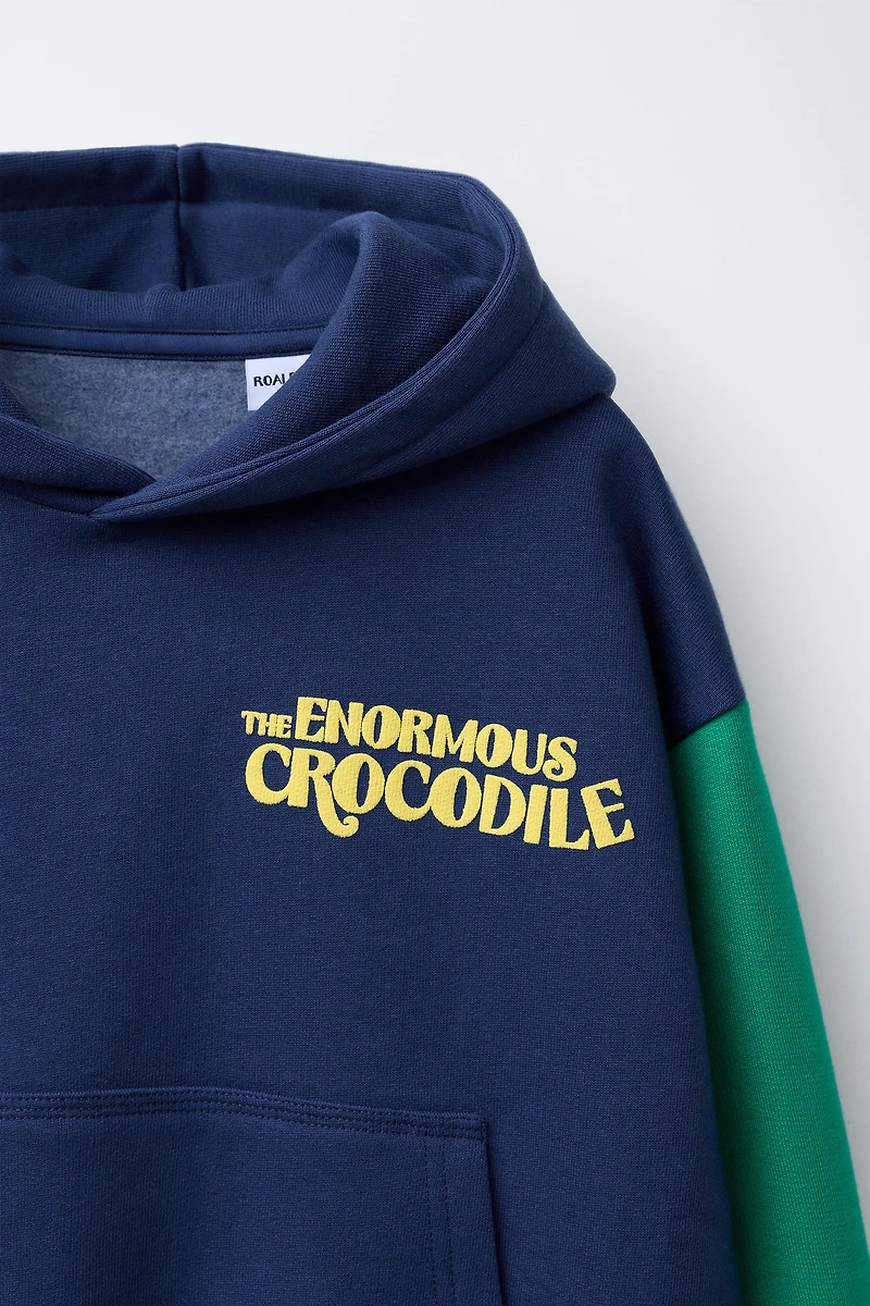 SWEAT À CAPUCHE THE ENORMOUS CROCODILE ROALD DAHL ©