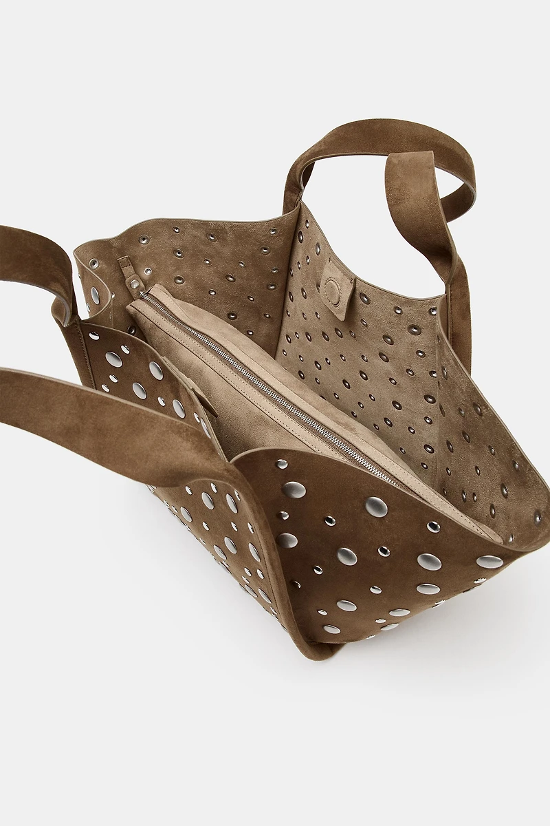 STUDDED CITY BAG