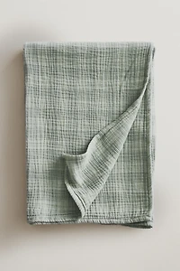 PLAID CHIFFON BLANKET