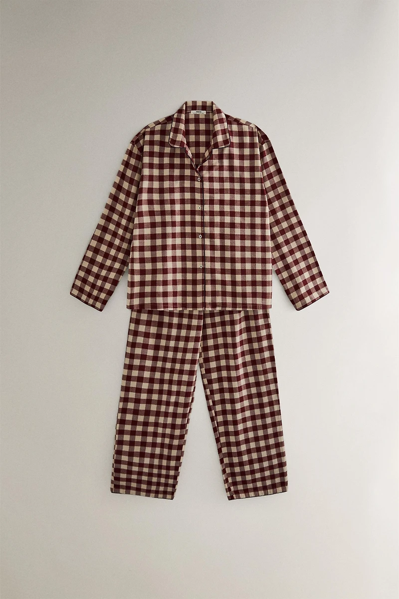 CHRISTMAS GINGHAM SHIRT