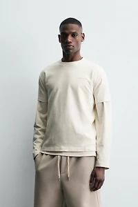 RAISED TEXT T-SHIRT