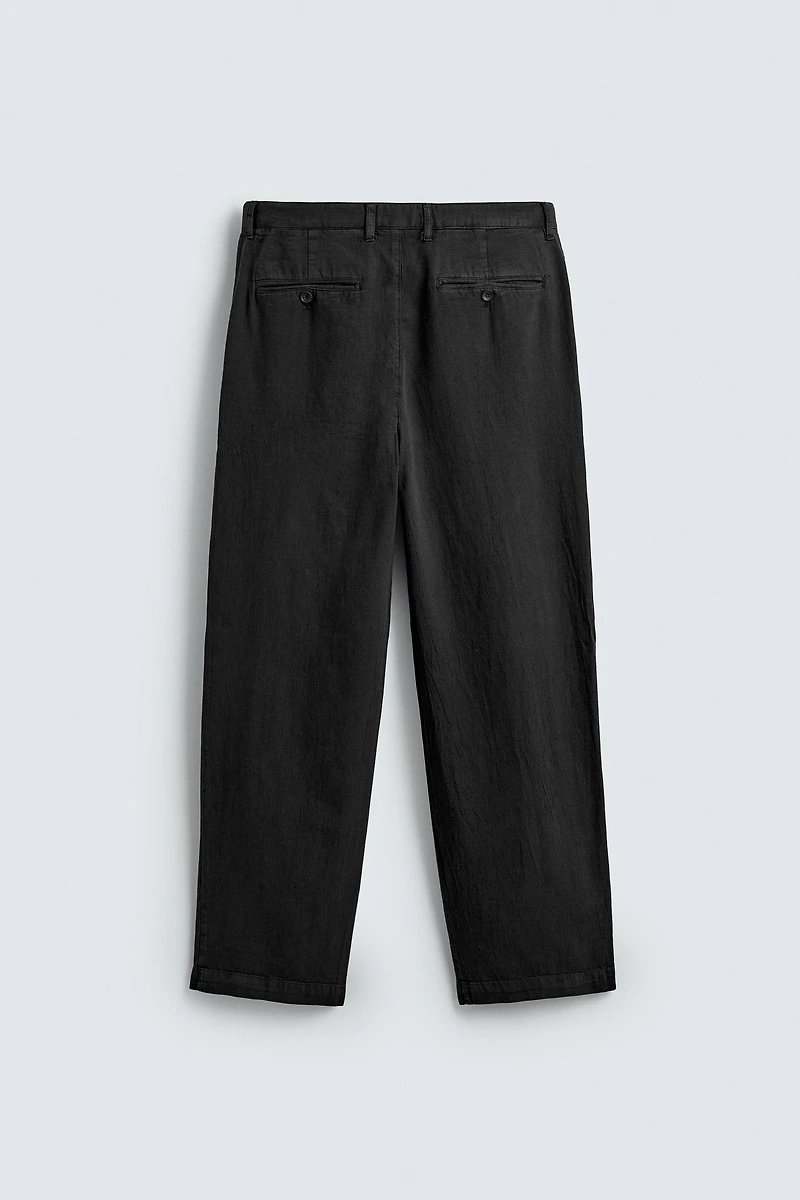 FLOWY COTTON - LINEN PANTS