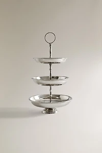 STEEL TIERED SERVING STAND