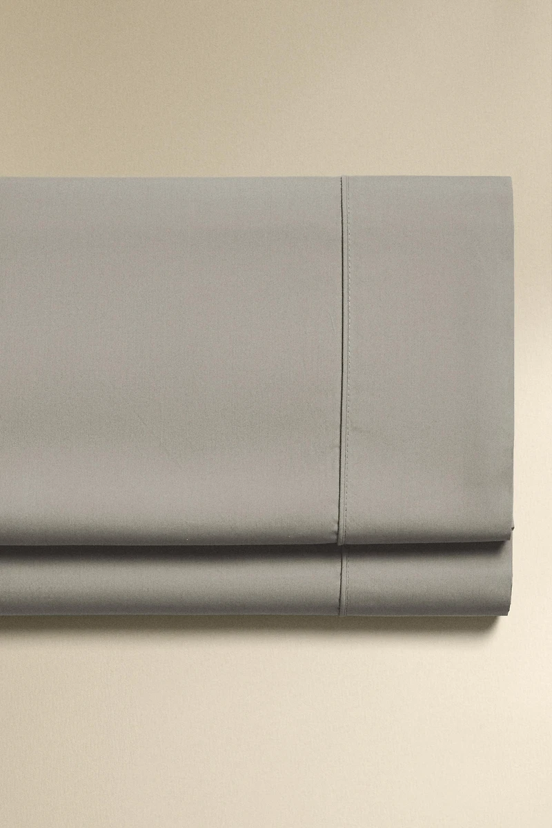 PERCALE COTTON FLAT SHEET ( THREAD COUNT