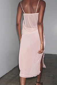 ORGANZA MIDI SKIRT