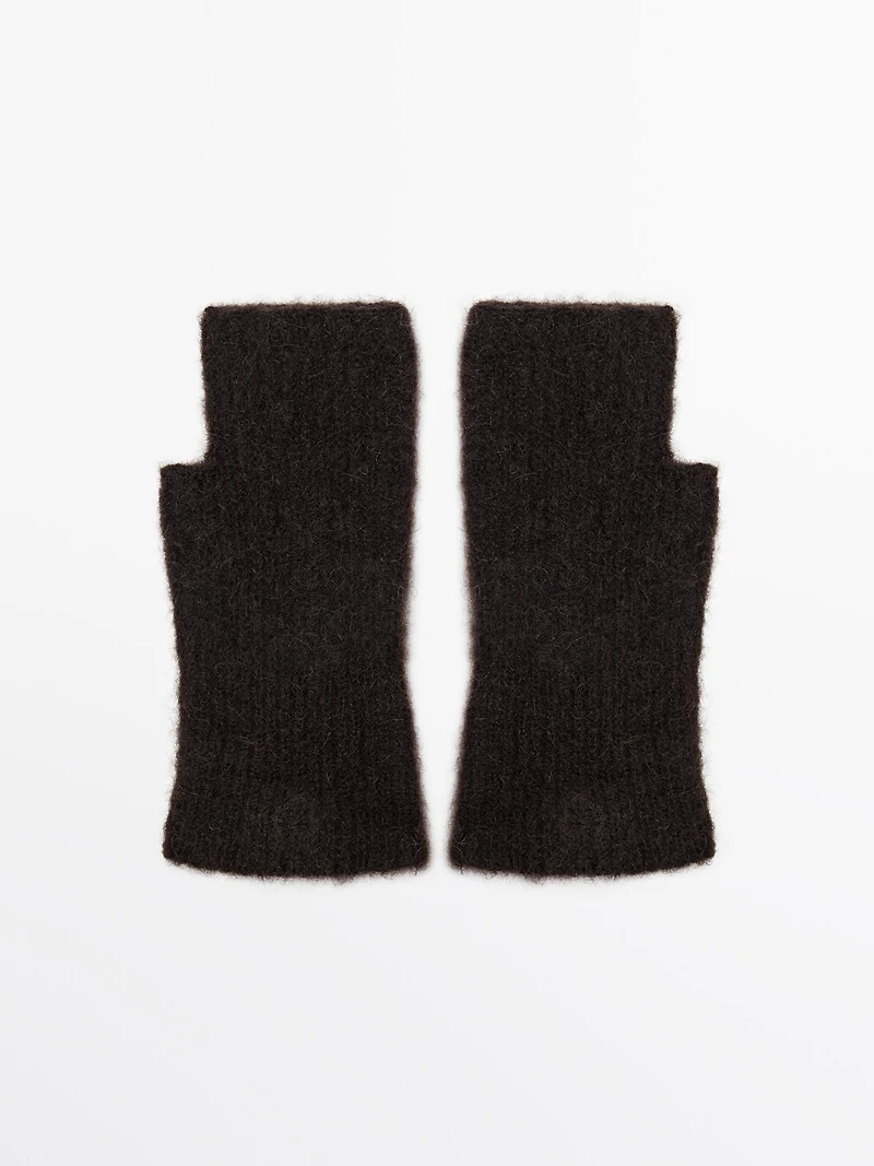 Alpaca blend mittens