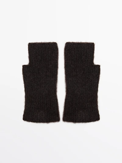 Alpaca blend mittens