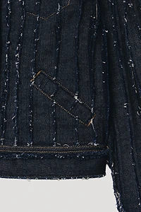 LIMITED EDITION FRAYED DENIM JACKET