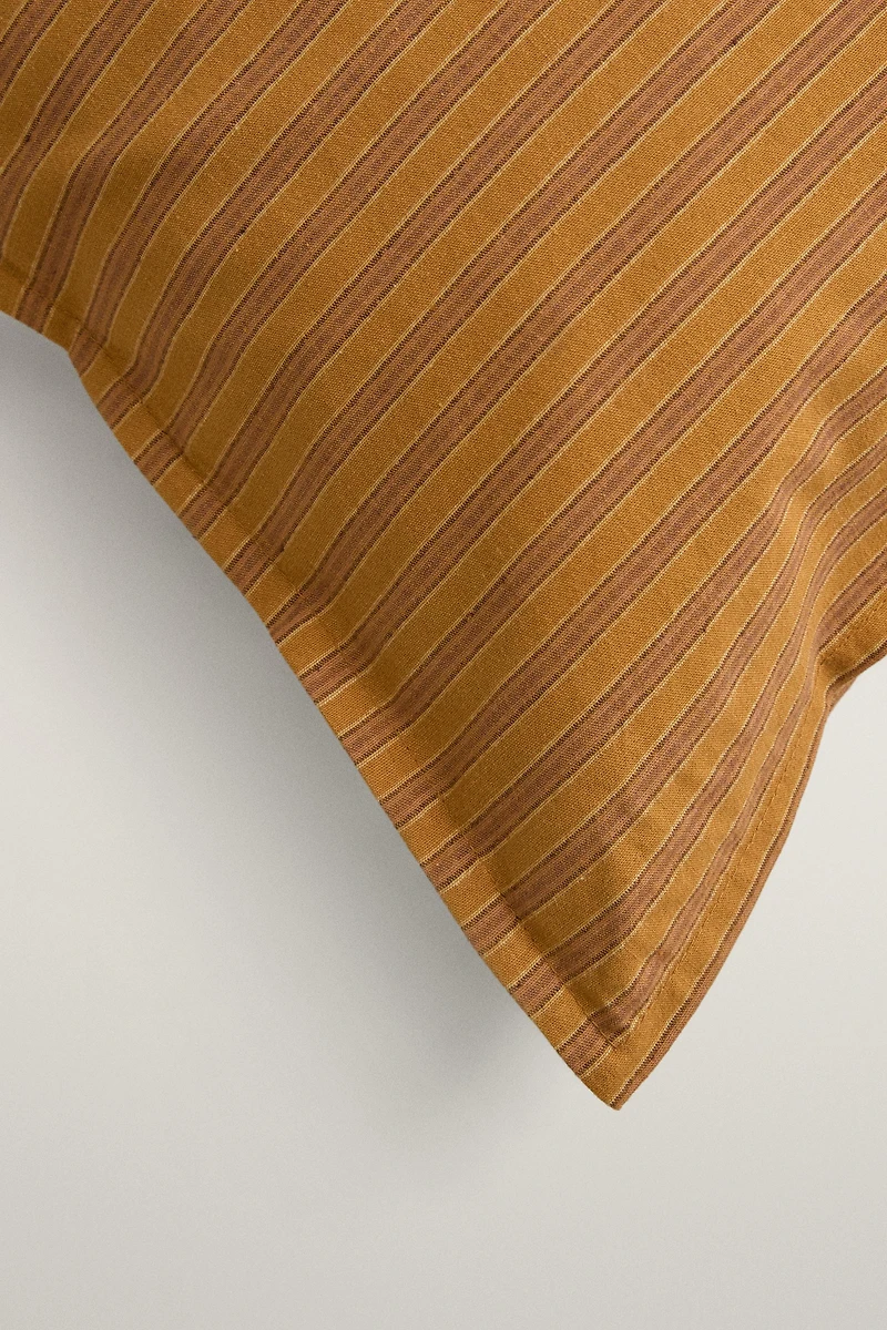 STRIPED THROW PILLOW COVER