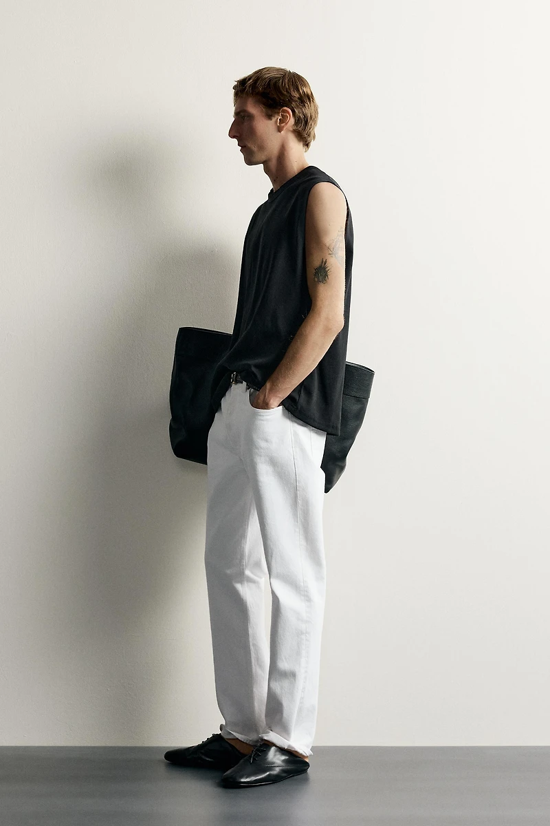 TANK TOP WITH COMBINED NECKLINE