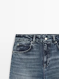 Jean relaxed barrel taille haute