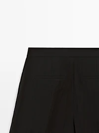 Technical fabric Bermuda shorts