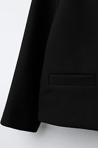 PETER PAN COLLAR JACKET WITH BOWS