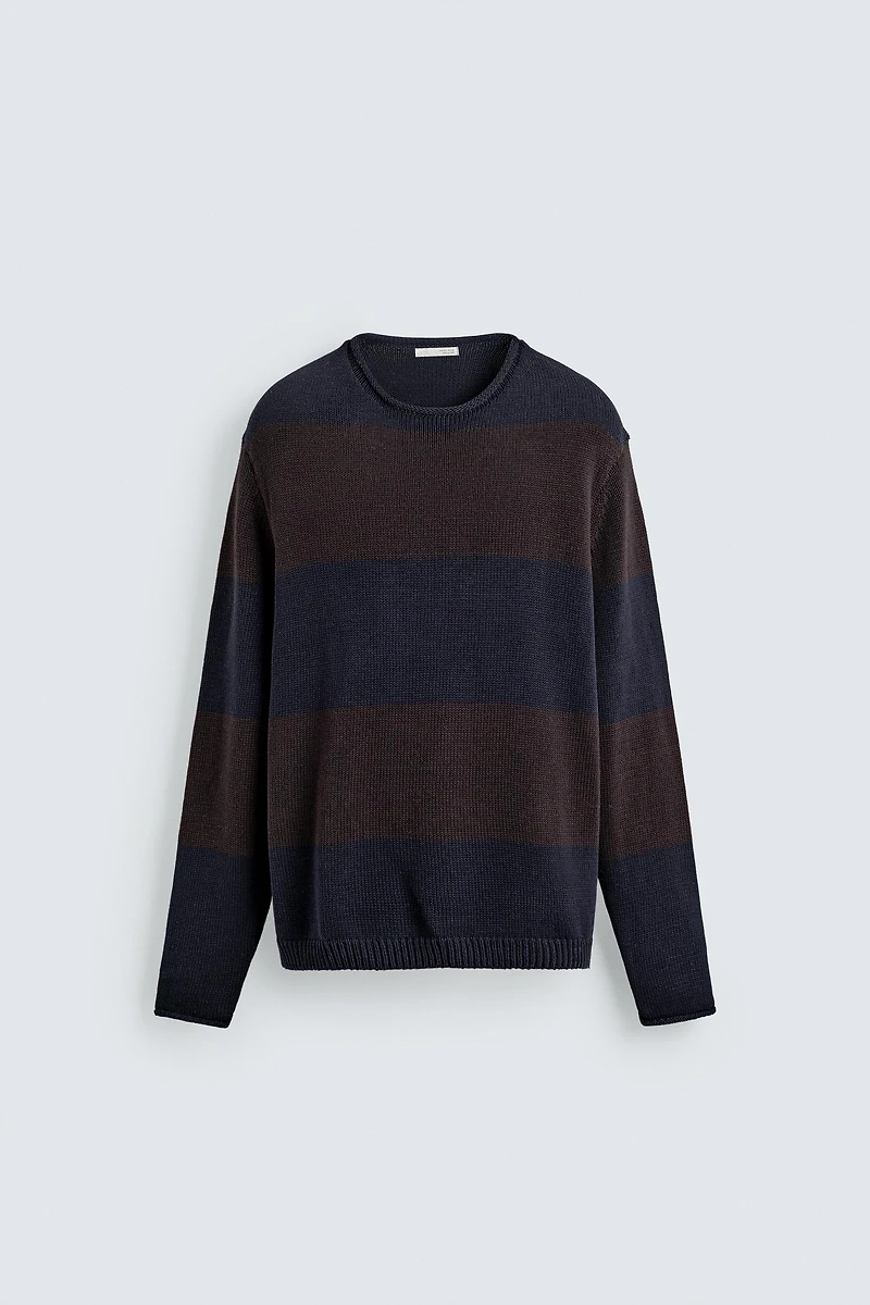 STRIPED JACQUARD JUMPER