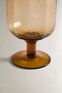 VERRE À PIED MARTELÉ