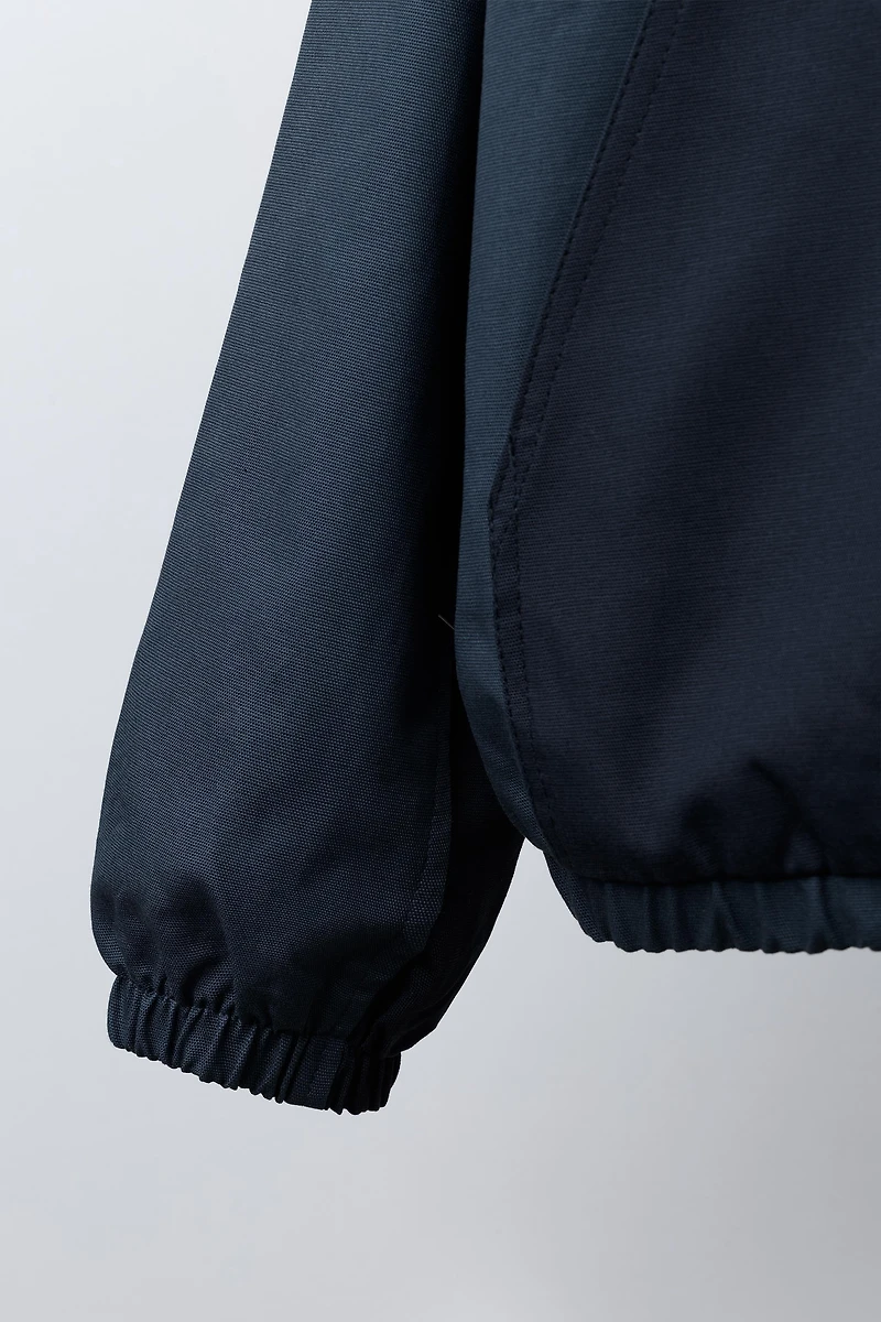 COLOR BLOCK TWILL JACKET