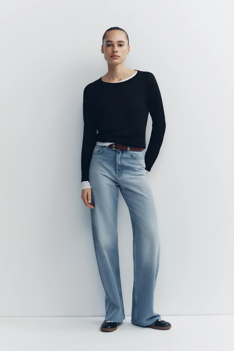 JEAN TRF COUPE LARGE TAILLE HAUTE