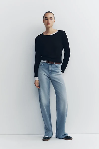JEAN TRF COUPE LARGE TAILLE HAUTE