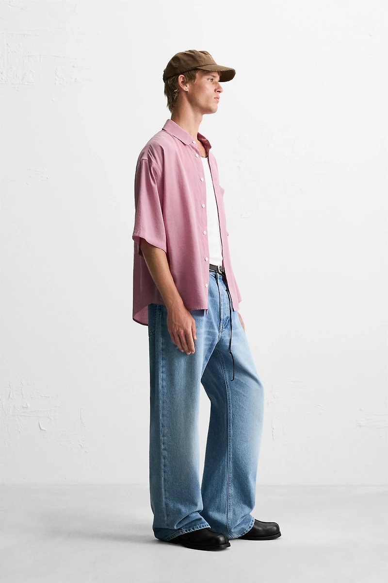 RELAXED FIT FLOWY SHIRT