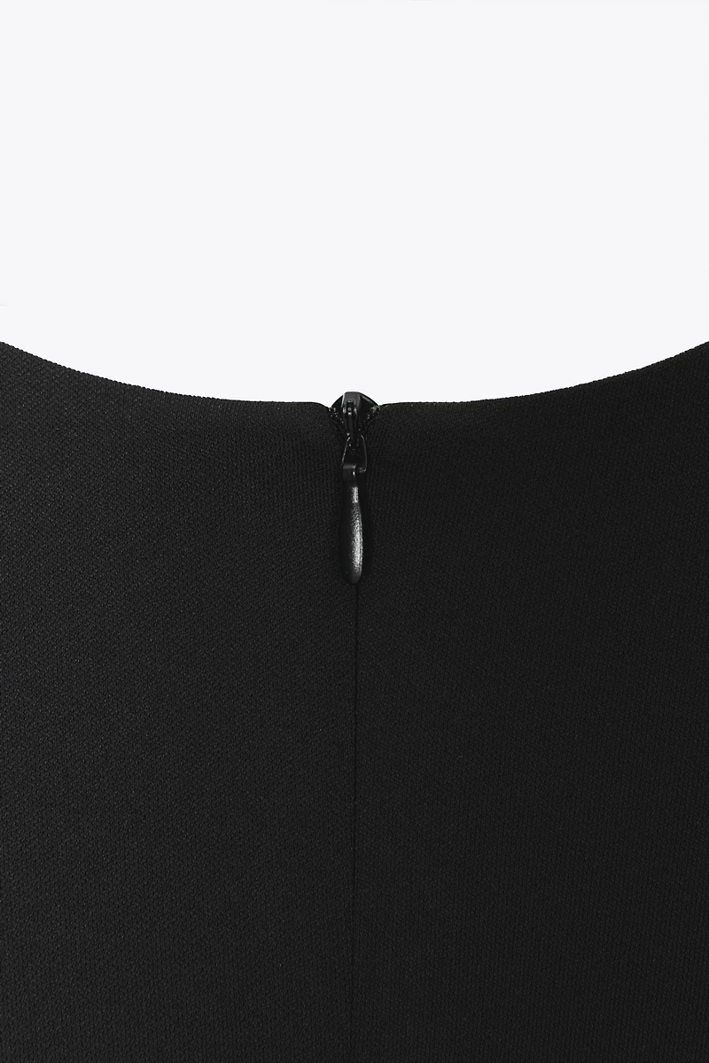 RUCHED JUMPSUIT DRESS