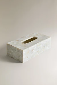MOTHER-OF-PEARL TISSUE BOX