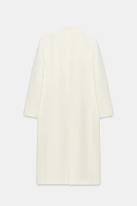 LINEN BLEND FROCK COAT ZW COLLECTION