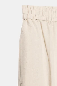 PANTALON DROIT AVEC LIN