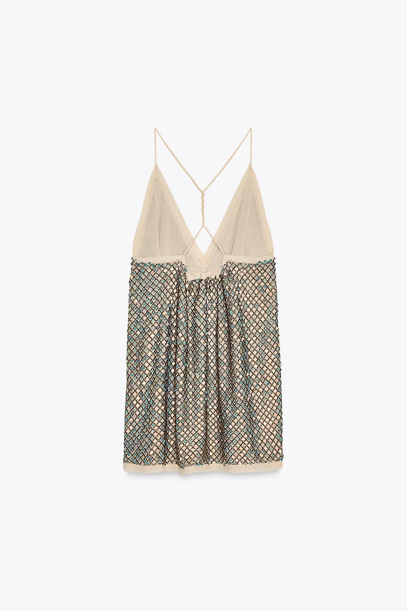 ZW COLLECTION LIMITED EDITION SEQUIN STRAP TOP