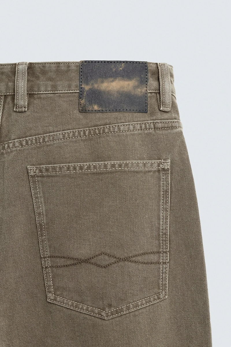 CHINO WIDE FLARE FIT JEANS
