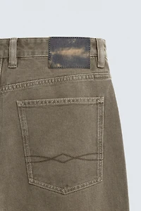 CHINO WIDE FLARE FIT JEANS