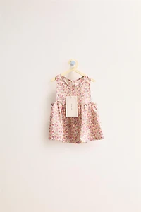 ZARA TIMELESS - HAUT À FLEURS AVEC LIN