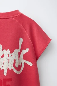 NUMBER AND GRAFFITI SWEATSHIRT