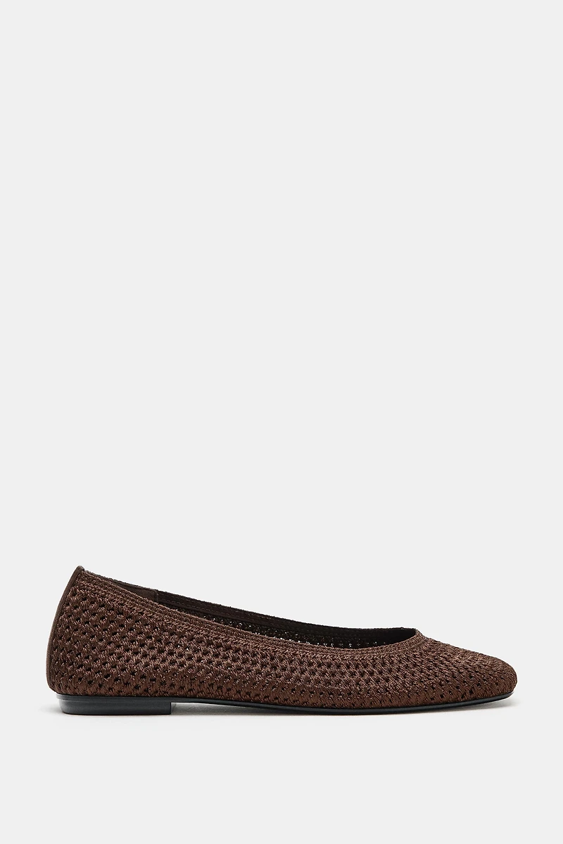 BRAIDED BALLET FLATS