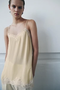 LACE CAMISOLE TOP ZW COLLECTION
