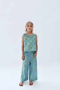 2-14 YEARS/ LIMITED EDITION FLORAL PRINT TOP
