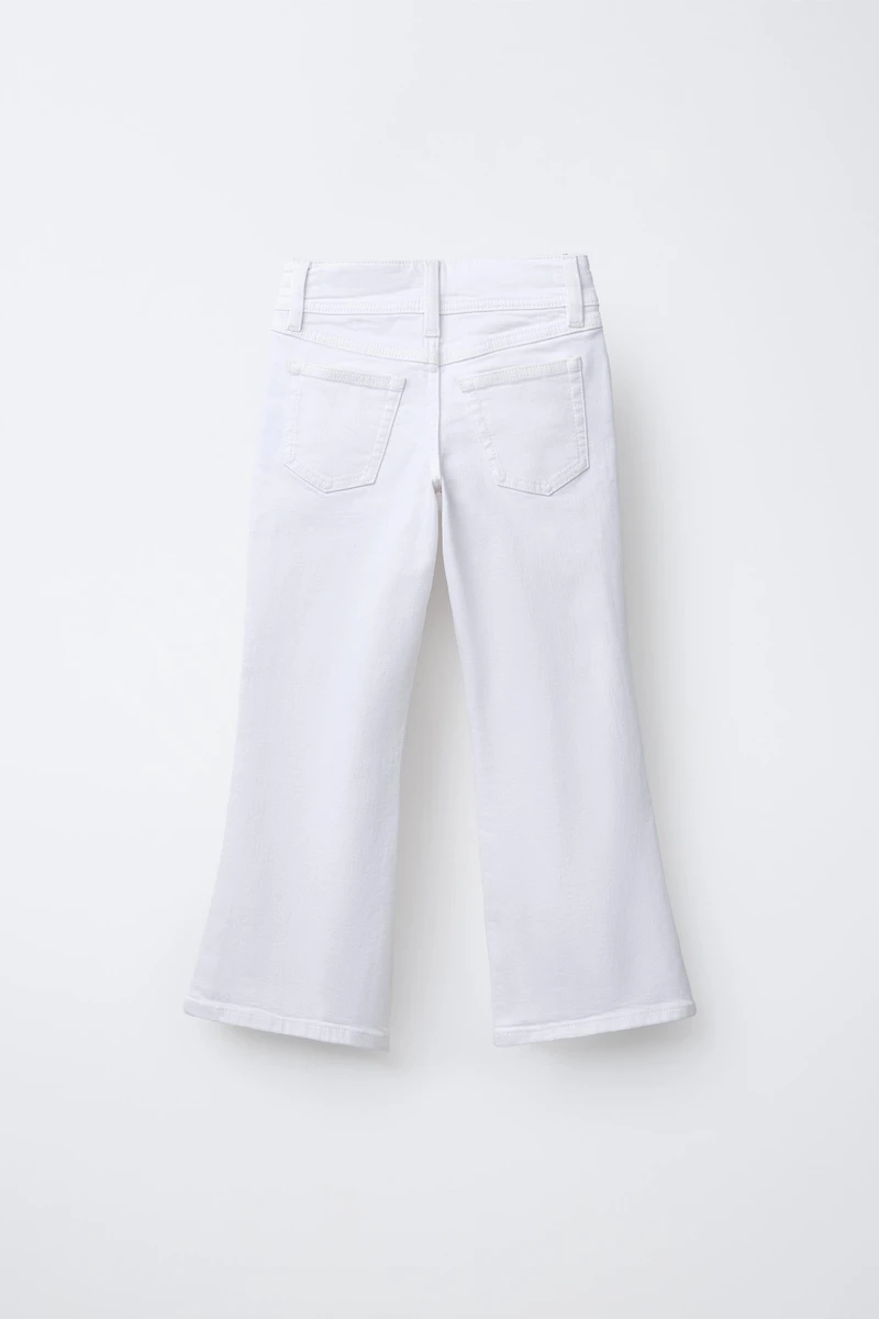 DOUBLE BUTTON FLARE JEANS