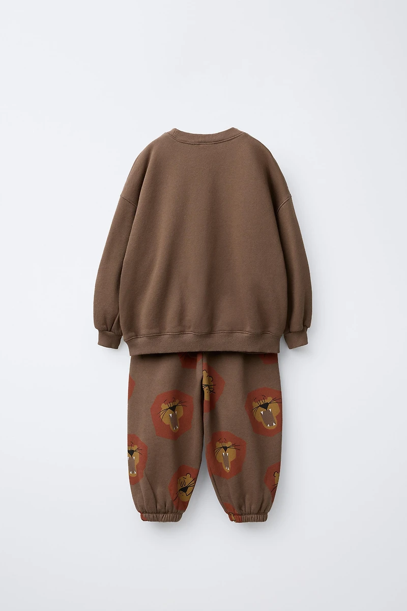 LIONS JOGGING SWEATSHIRT AND JOGGER PANTS SET