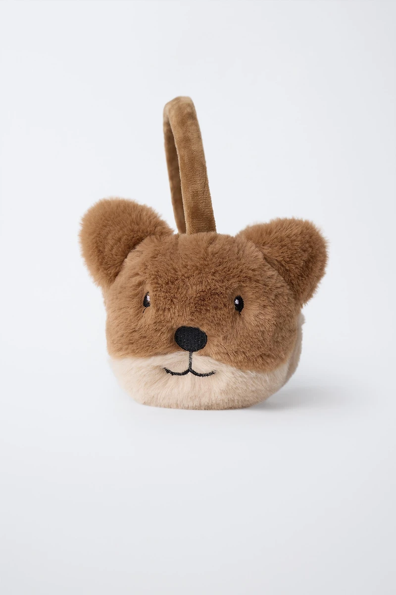 FAUX FUR BEAVER EARMUFFS