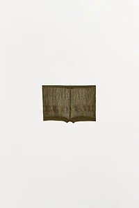 SHORT EN MAILLE TEXTURÉE