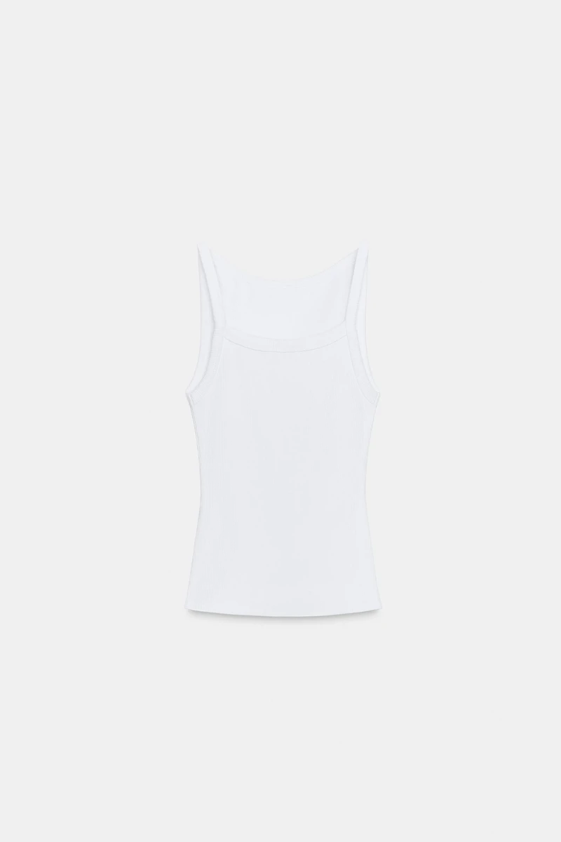 HALTER RIB TOP
