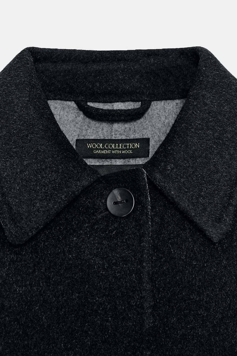 WOOL BLEND JACKET ZW COLLECTION